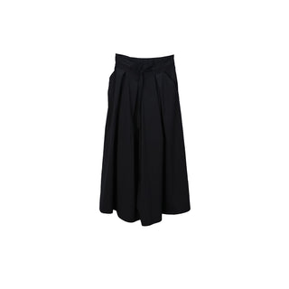 PLEATED YOU TROUSERS WITH FRONT TIE DETAIL