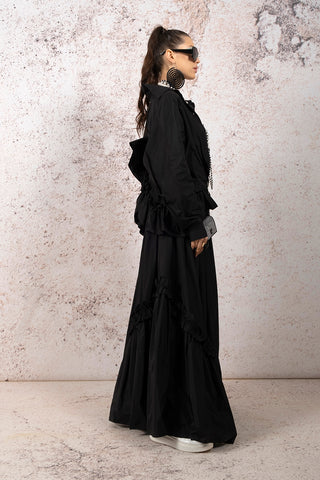 Long Taffeta Skirt