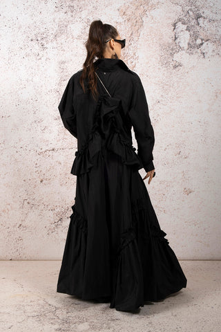 Long Taffeta Skirt